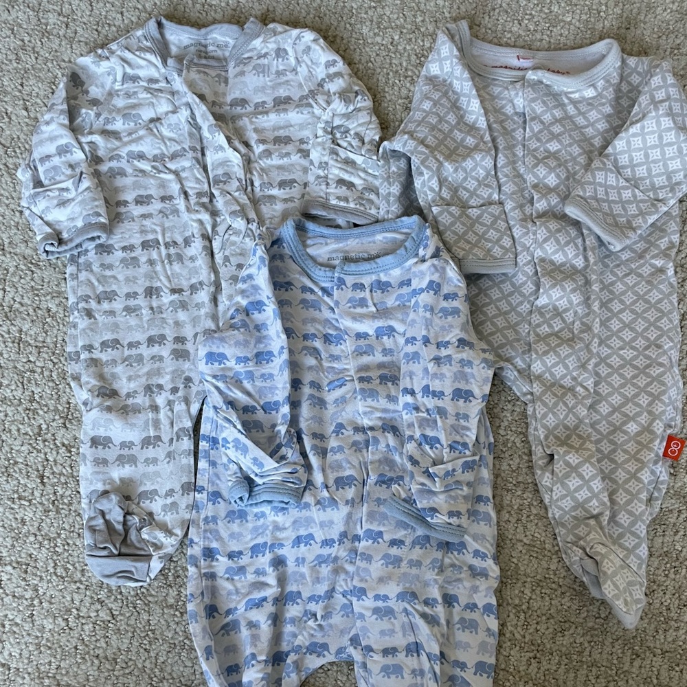 Set of 3 like new condition magnetic me outfits